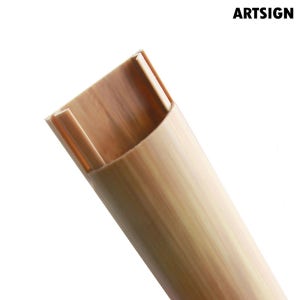 솔로몬샵 아트사인 반달 전선몰딩 우드 대 5752/전선줄정리