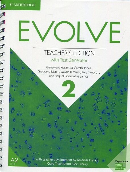 Evolve Level 2 Teacher’s Edition with Test Generator