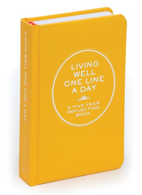 Living Well One Line a Day (A Five-year Reflection Book)