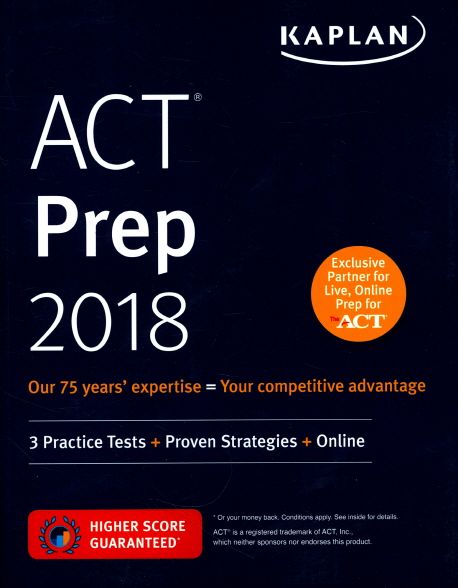 ACT Prep(2018) (3 Practice Tests + Proven Strategies + Online)