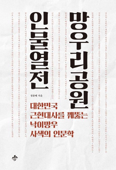 망우리공원 인물열전  : 대한민국 근현대사를 꿰뚫는 낙이망우 사색의 인문학