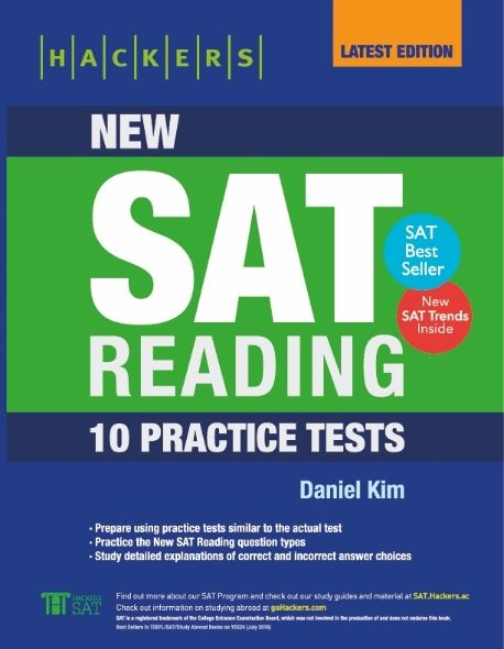 Hackers New SAT Reading: 10 Practice Tests (해커스 프렙 Prepare using practice tests simillar to the actual test)