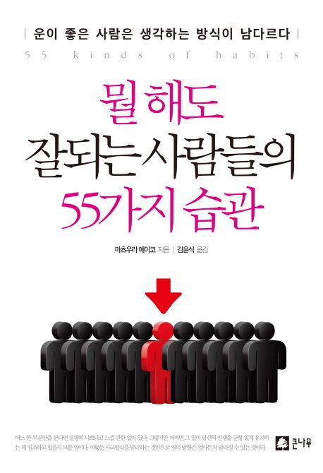 뭘 해도 잘 되는 사람들의 55가지 습관  : 운이 좋은 사람은 생각하는 방식이 남다르다