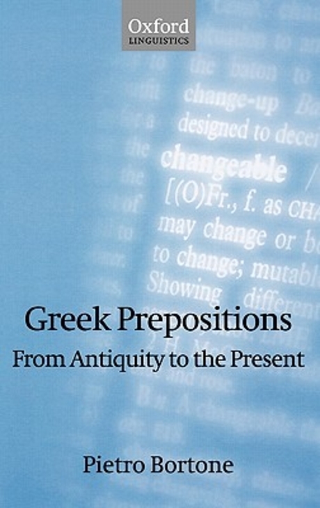 Greek prepositions : from antiquity to the present