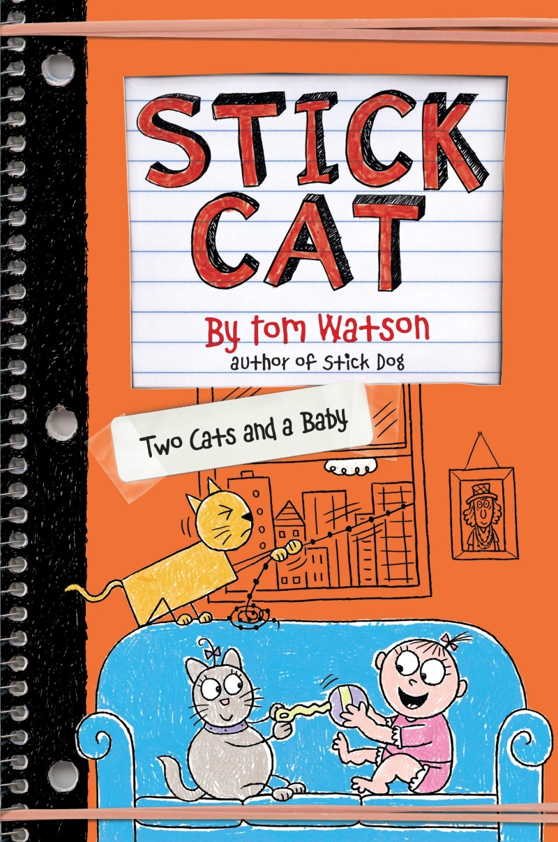 Stick cat. 4, Two cats and a baby