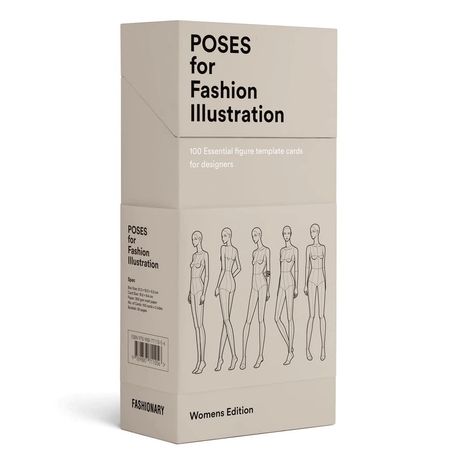 Poses for Fashion Illustration: 100 Pose Cards (Women’s figure templates for fashion illustration)
