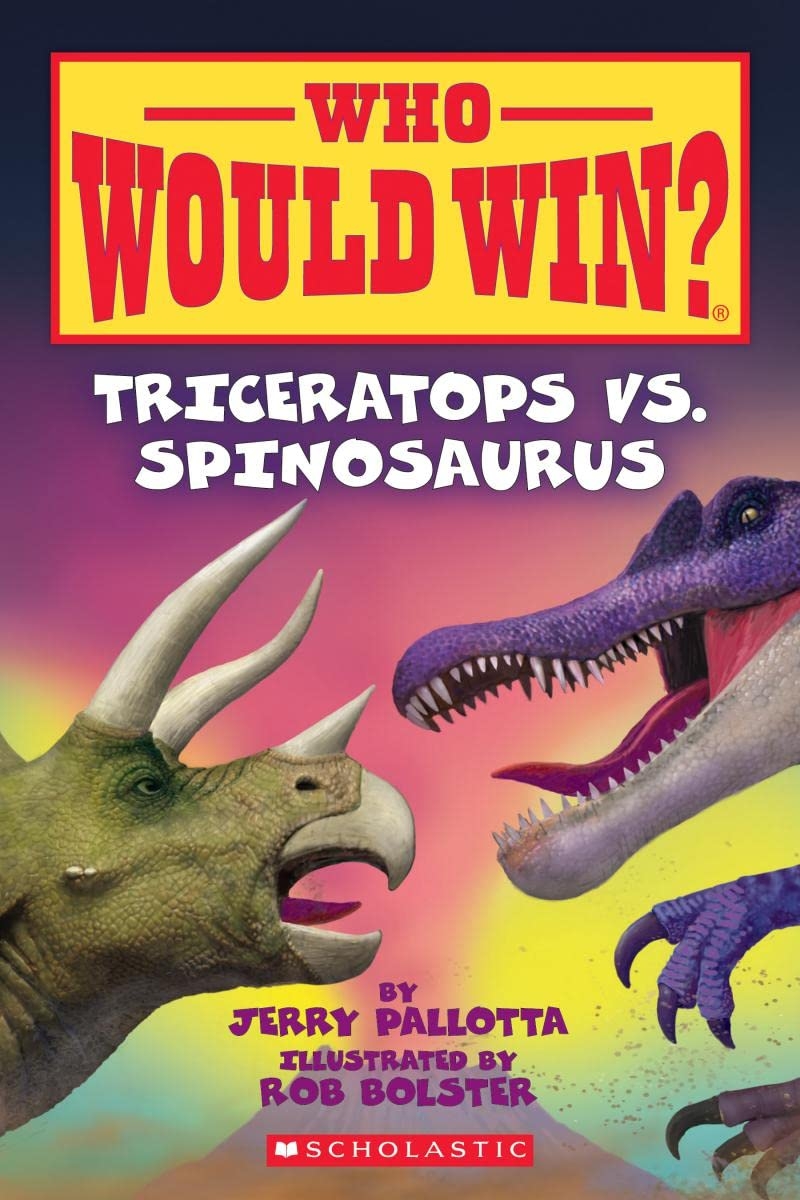 Who Would Win?, Triceratops vs. Spinosaurus 표지