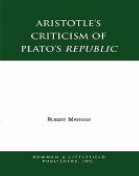 Aristotle's criticism of Plato's Republic