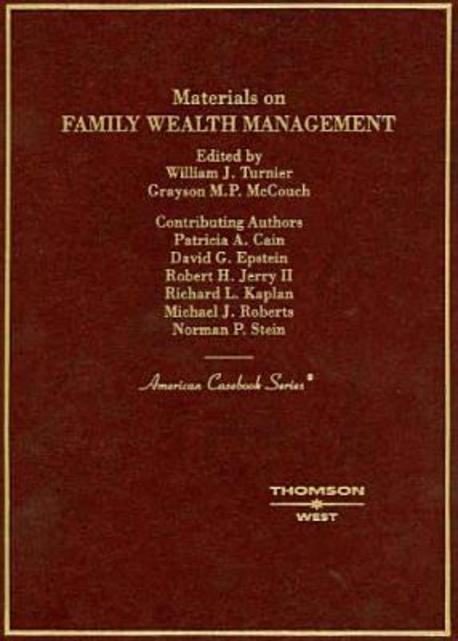 Materials on Family Wealth Management Paperback