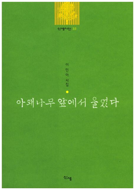 아왜나무앞에서울었다:이민아시집