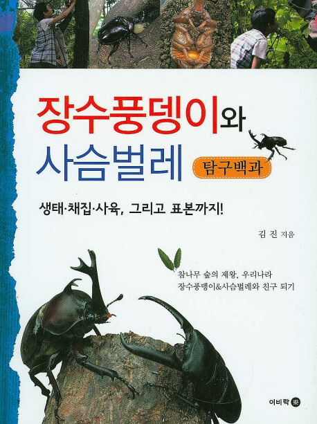 장수풍뎅이와 사슴벌레 탐구백과 : 생태 채집 사육 그리고 표본까지!