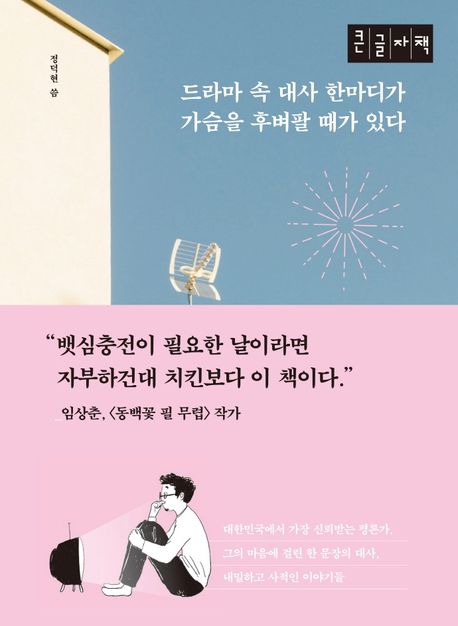 드라마 속 대사 한마디가 가슴을 후벼팔 때가 있다(큰글자책)