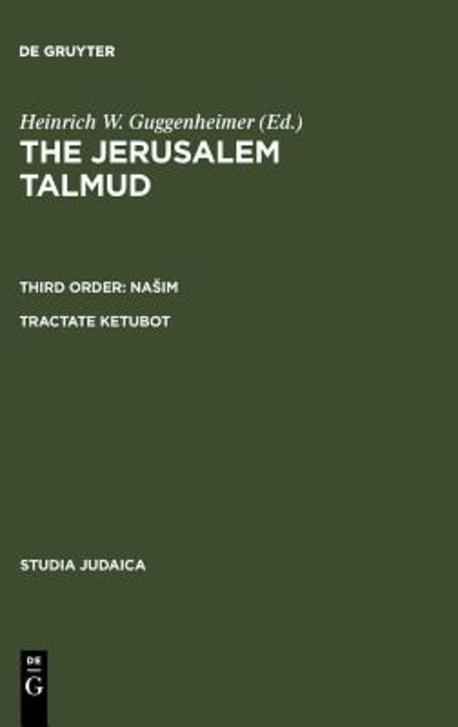 Studia Judaica. 34, The Jerusalem Talmud