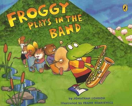 Froggy plays in the band