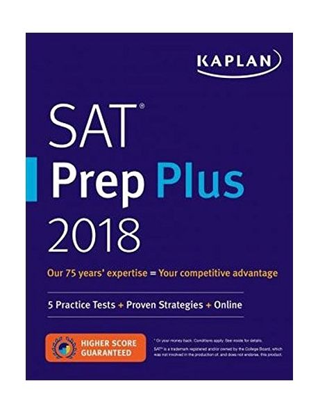 SAT Prep Plus(2018) (3 Practice Tests + Proven Strategies + Online)