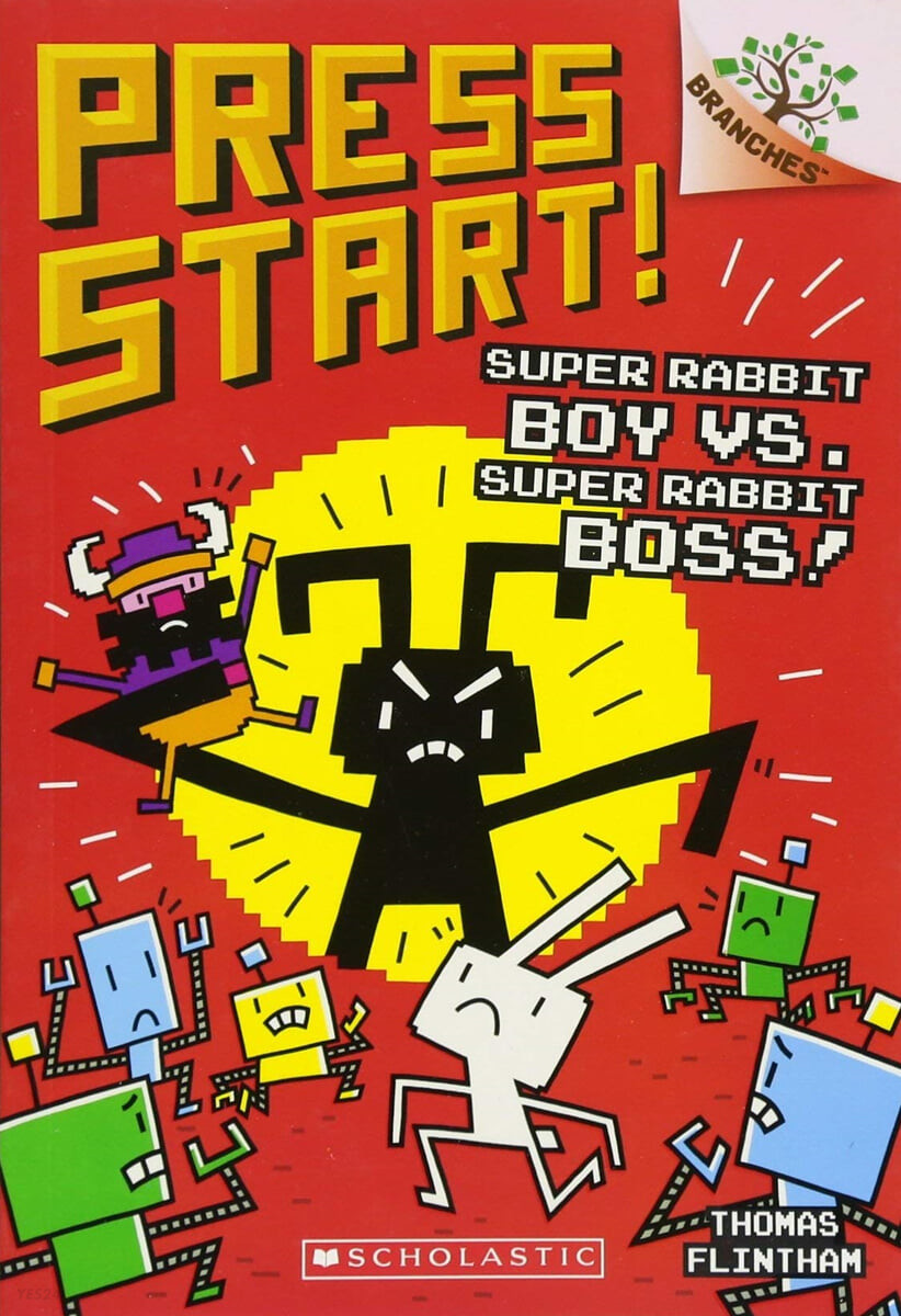 Press start!. 4 super rabbit boy vs. super rabbit boss!