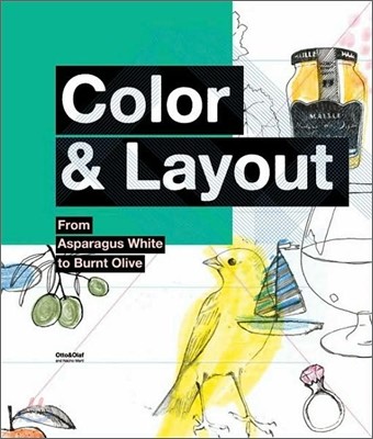 Color & layout  : from asparagus white to burnt olive