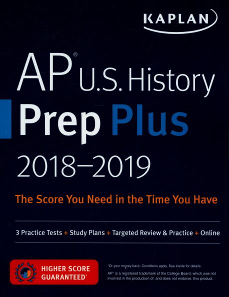 AP U.S History Prep Plus 2018-2019 (The Score You Need in the Time You Have)