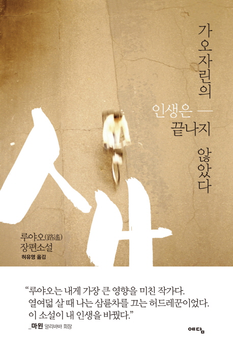 가오자린의 인생은 끝나지 않았다  : 루야오 장편소설