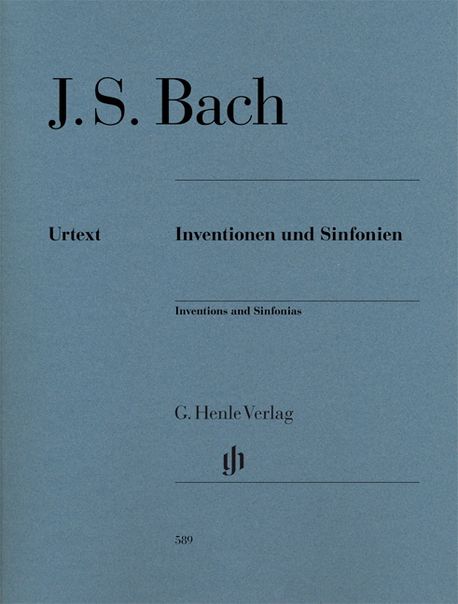 바흐/인벤션과 신포니아(589) (바흐 2성 인벤션FS BWV 772-786  HN 589)