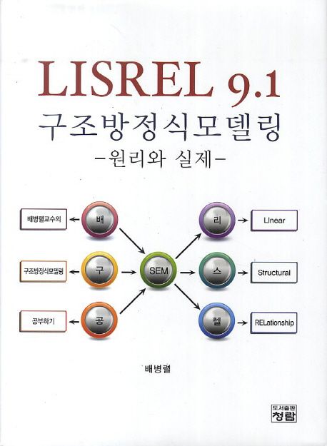 LISREL 9.1 구조방정식모델링  : 원리와 실제