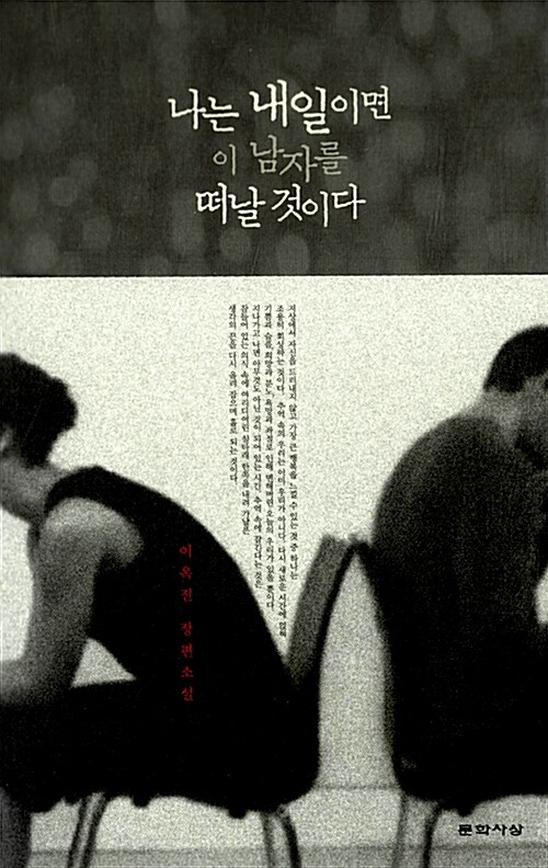 나는 내일이면 이 남자를 떠날 것이다 : 이옥진 장편소설