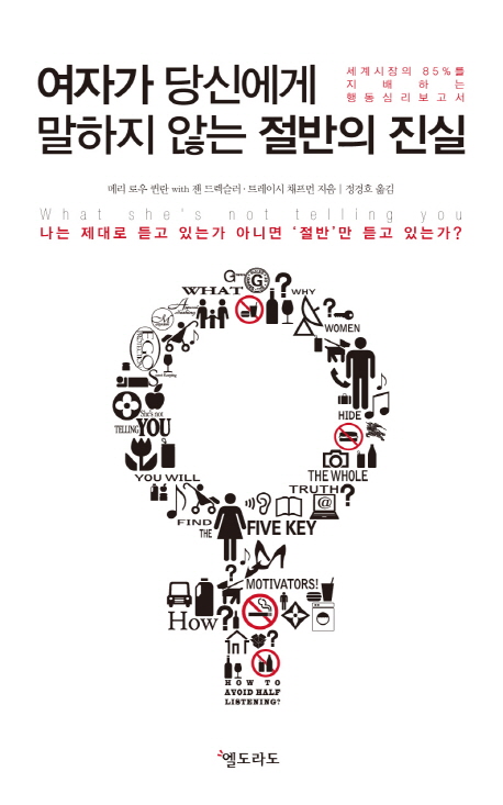 여자가 당신에게 말하지 않는 절반의 진실 : 세계시장의 85%를 지배하는 행동심리보고서