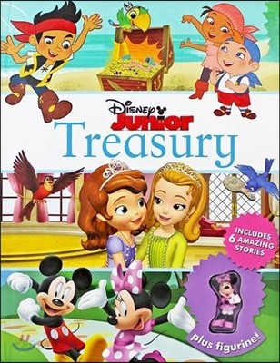 Disney Junior Treasury (Includes 6 Amazing Stories Plus Figurine!)