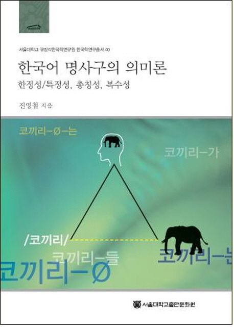 한국어 명사구의 의미론  : 한정성/특정성, 총칭성, 복수성 / 전영철 지음