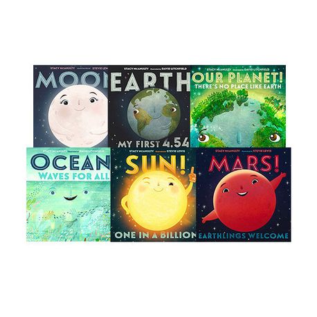 Our Universe Collection 6종 픽쳐북 Set (Moon /Earth /Our Planet /Ocean /Sun /Mars (달 / 지구 / 우리별 / 바다 / 태양 / 화성 ))