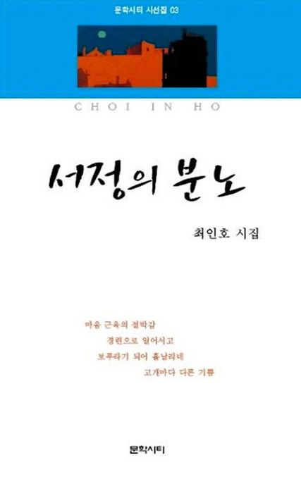 서정의 분노  : 최인호 시집