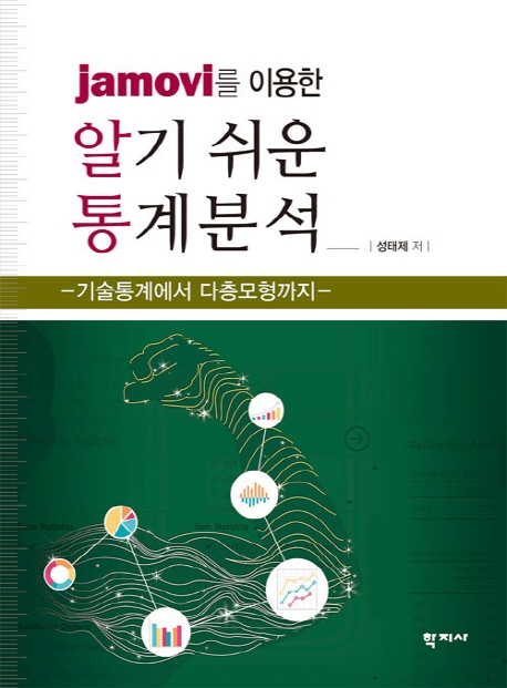 (Jamovi를 이용한)알기 쉬운 통계분석 : 기술통계에서 다층모형까지 = An Easy Statistical Analysis: From Descriptive Statistics To Multi Level Model