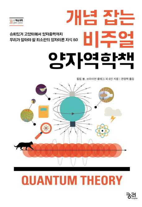 개념 잡는 비주얼 양자역학책 : 슈뢰딩거 고양이에서 양자중력까지 우리가 알아야 할 최소한의 양자이론 지식 50