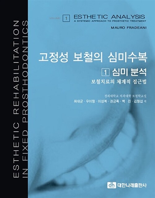 고정성 보철의 심미수복. 1 : 심미분석 : 보철치료의 체계적 접근법