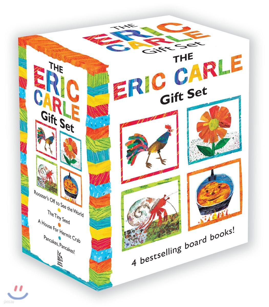 The Eric Carle Gift Set: The Tiny Seed; Pancakes, Pancakes!; A House for Hermit Crab; Rooster’s Off to See the World (The Tiny Seed / Pancakes, Pancakes! / A House for Hermit Crab / Rooster’s Off to See the World)