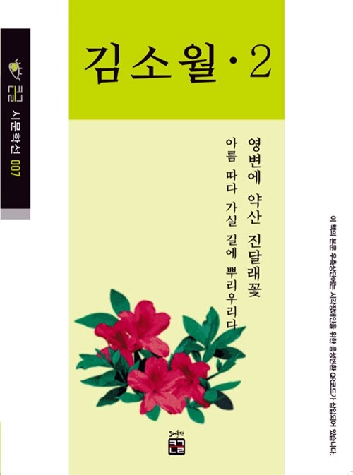 김소월 : 큰글씨책. 2