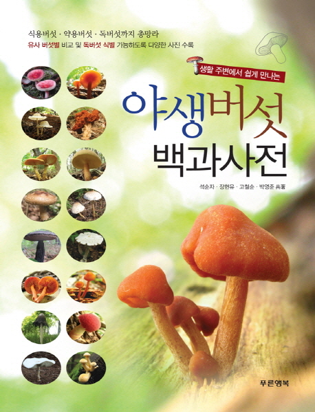 (생활 주변에서 쉽게 만나는)야생 버섯 백과사전