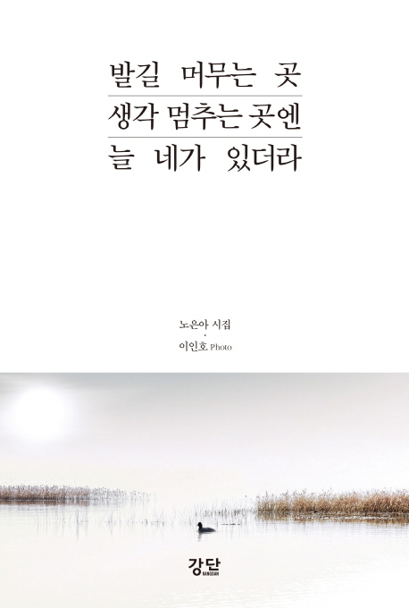 발길 머무는 곳 생각 멈추는 곳엔 늘 네가 있더라  : 노은아 시집