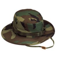 로스코 Camo Boonie Hat - Woodland Camo