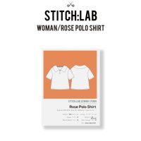 스티치랩 패턴 Rose Polo Shirt 우먼 패턴 원피스 패턴 옷만들기 의류패턴