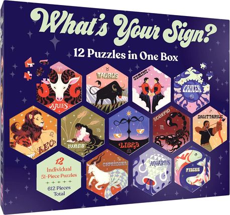 12 Puzzles in One Box: What’s Your Sign? (What’s Your Sign?)