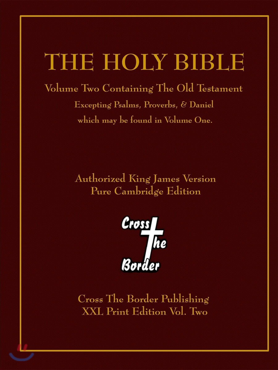 The Holy Bible XXL Print Vol. Two
