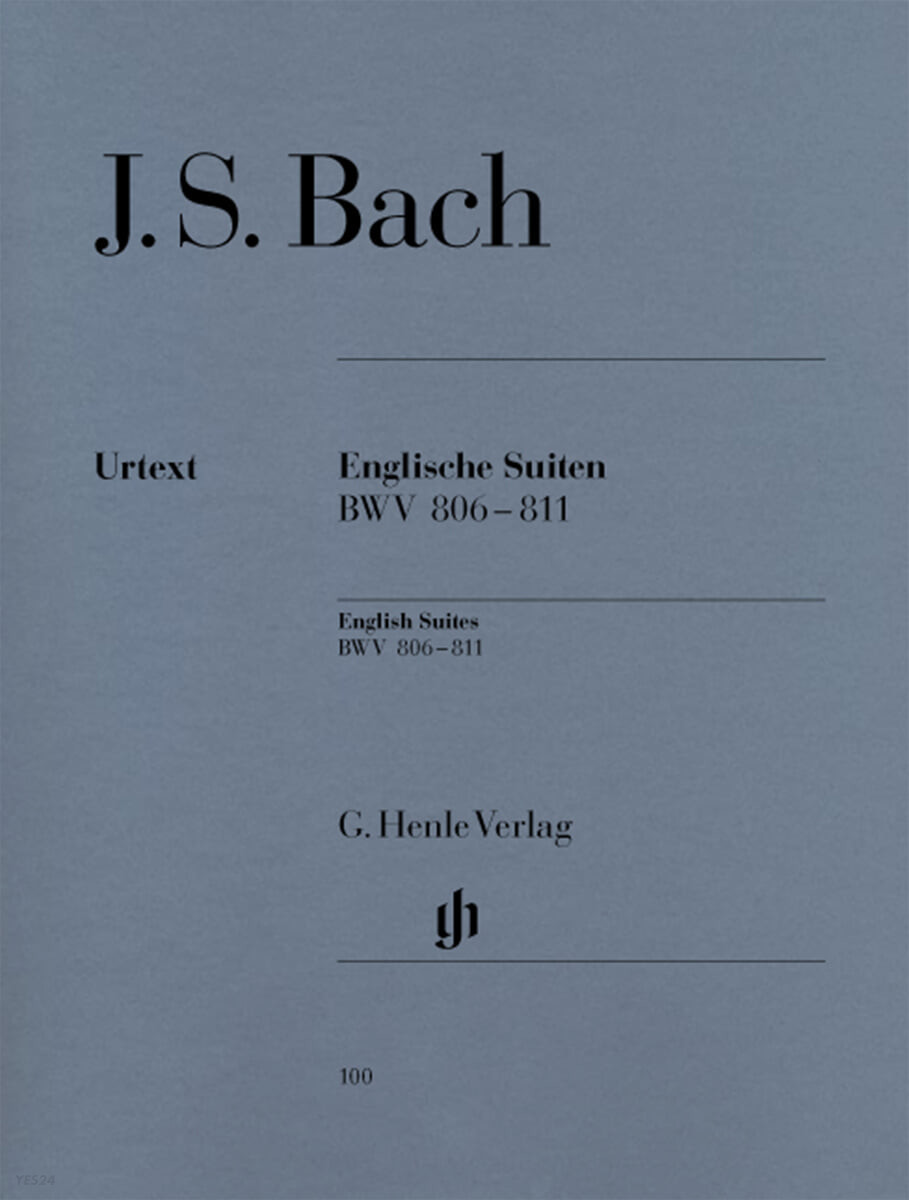 Englische Suiten, BWV 806-811.  - [score] / Joh. Seb. Bach ; nach der handschriftlichen U@...