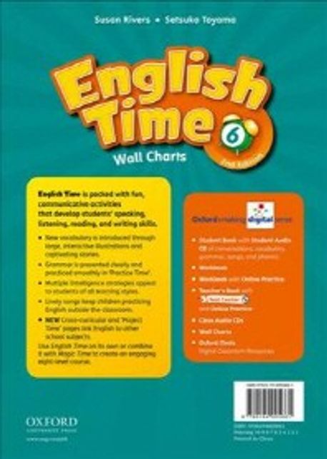 English Time 6 Wall Charts 2E