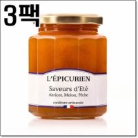 레피큐리앙 살구 메론 복숭아 쨈 320g 3팩 LEpicurien