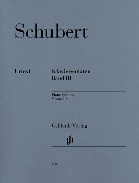 Klaviersonaten.  Band III.  [score] Franz Schubert ; nach Eigenschriften und Erstausgaben ...