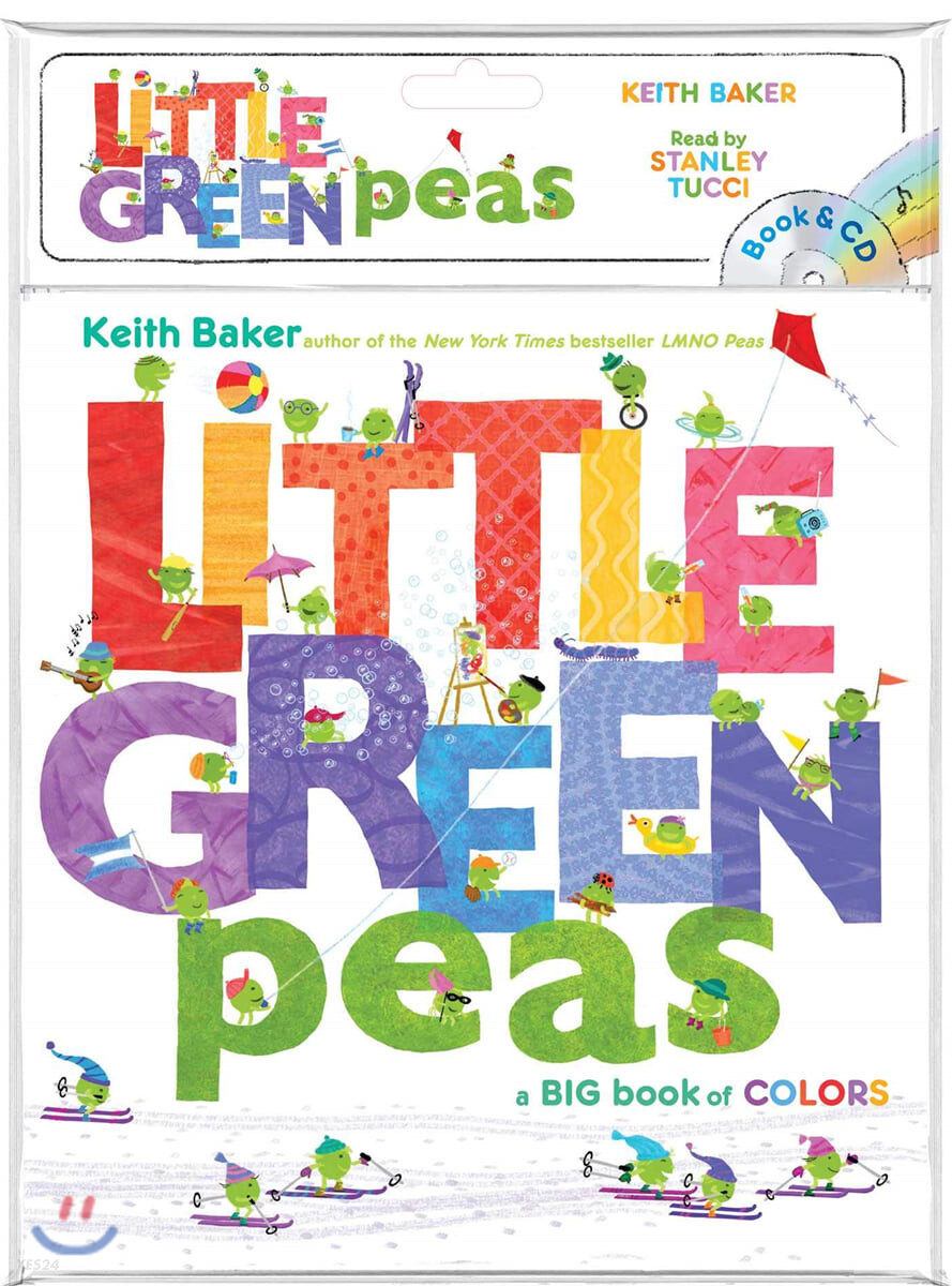 Little green peas : a big book of colors 