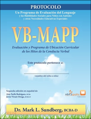 VB-MAPP, Evaluacion y programa de ubicacion curricular de los hitos de la conducta verbal (Protocolo)