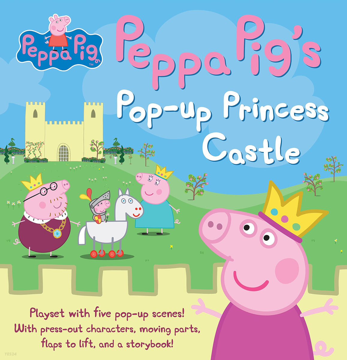 Peppa Pigs pop-up princess castle
