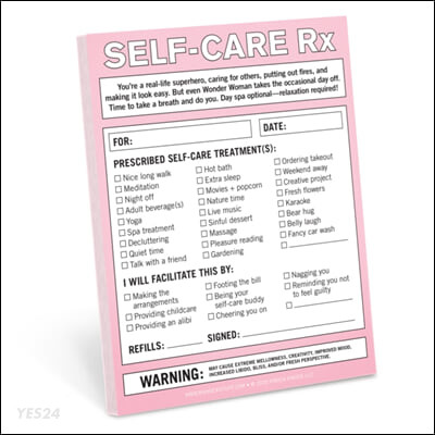 Knock Knock Self-Care Rx Nifty Note